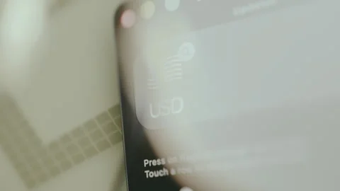 Name of the USD currency alongside with flag of US Stock-Footage 329312473