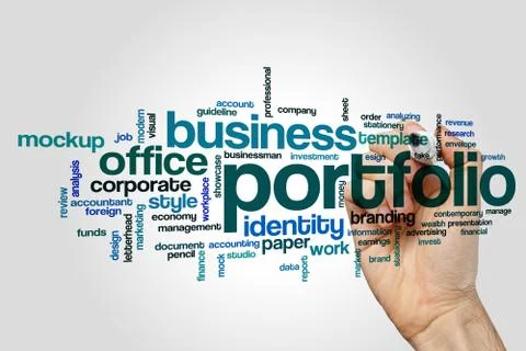 Name word cloud Foto stock