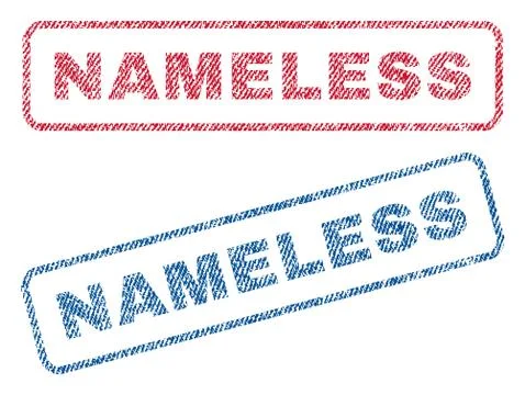 Nameless Textile Stamps Stock Illustration