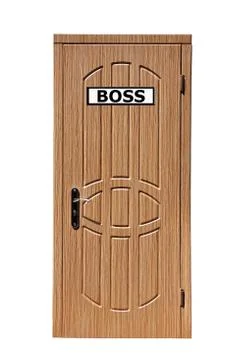 Nameplate boss Foto stock