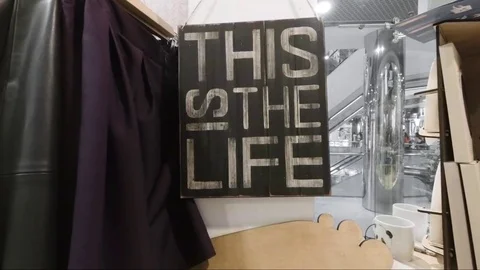 Nameplate  The This is Life 스톡 동영상 78888326