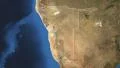 Namibia. 3d earth in space - zoom in on Namibia contoured 4k 4k or 4k+ Resolution