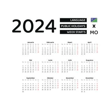 Namibia calendar24 Stock-Illustration