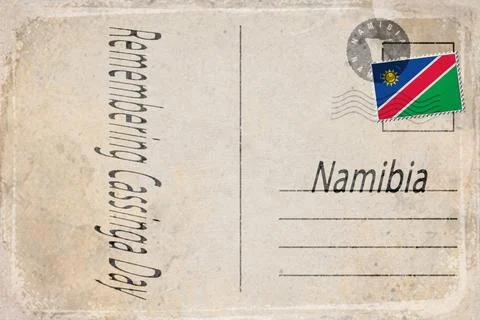 Namibia Cassinga Day Commemoration Background Stock Illustration