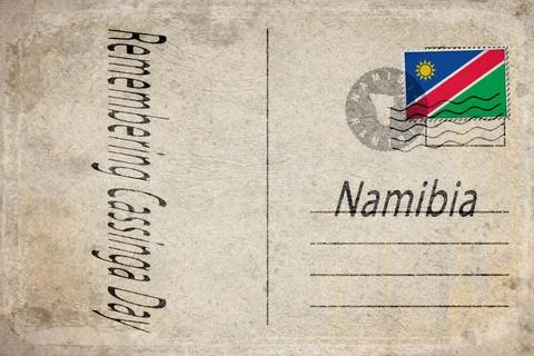 Namibia Cassinga Day Commemoration Background Stock Illustration