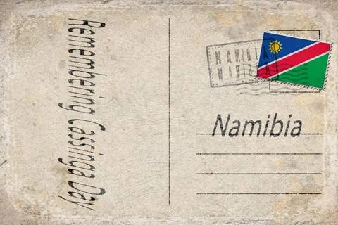 Namibia Cassinga Day Commemoration Background Stock Illustration
