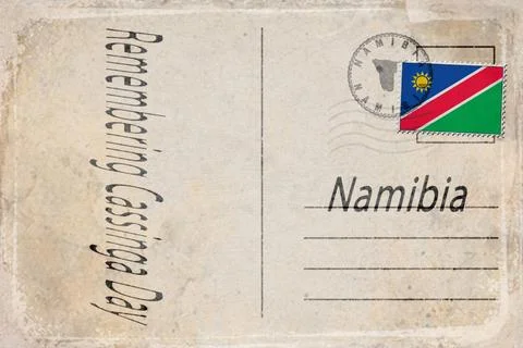 Namibia Cassinga Day Commemoration Background Stock Illustration