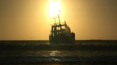 Namibia Coast Time Lapse Stock Footage 448130