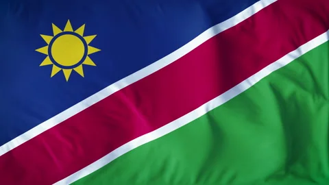NAMIBIA COUNTRY FLAG Stock Footage 282387568