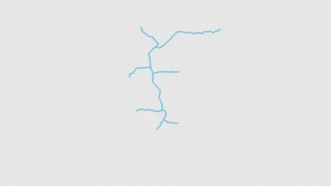 Namibia Country Line Map Self Drawing Animated Overlay, Alpha 4K 스톡 동영상 340290524