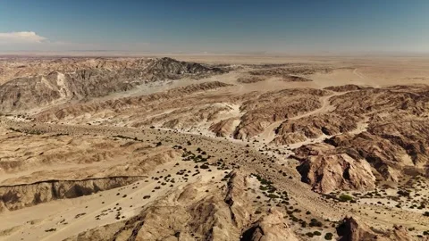 Namibia Desert 4K Aerial View, Moon Landscape Canyon 스톡 동영상 339081952