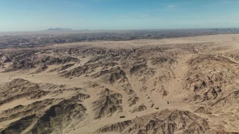 Namibia Desert 4K Aerial View, Moon Landscape Canyon 스톡 동영상 339082079