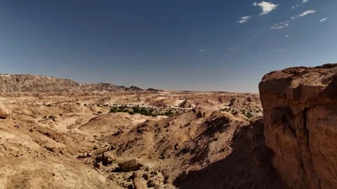 Namibia Desert 4K Aerial View, Moon Landscape Canyon 스톡 동영상 339082289