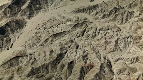 Namibia Desert 4K Aerial View, Moon Landscape Canyon 스톡 동영상 339082349