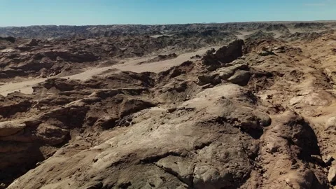 Namibia Desert 4K Aerial View, Moon Landscape Canyon 스톡 동영상 339082808