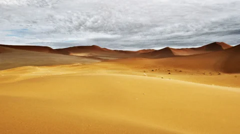 Namibia desert grey sky Stock Footage 35166411