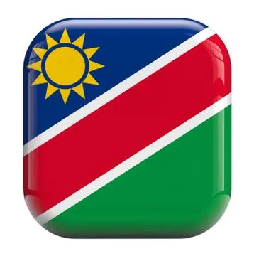 Namibia flag icon image Stock Illustration