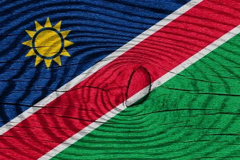 Namibia flag Stock Illustration