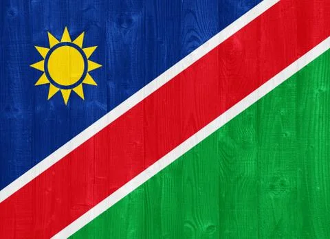 Namibia flag Stock Photos