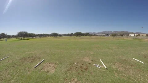 Namibia Golf Course - Africa Stock Footage 308893484