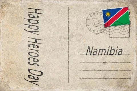 Namibia Heroes Day Celebration Background Stock Illustration