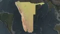 Namibia - hub of the world. Topographic 4k or 4k+ Resolution