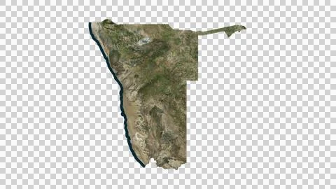 Namibia Map Stock Illustration