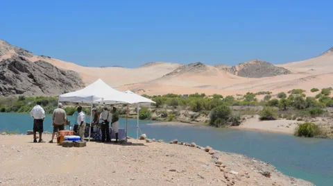 Namibia Namibia Northern Desert of Namib Desert border of Angola and Kunene Vídeos de archivo 37213355