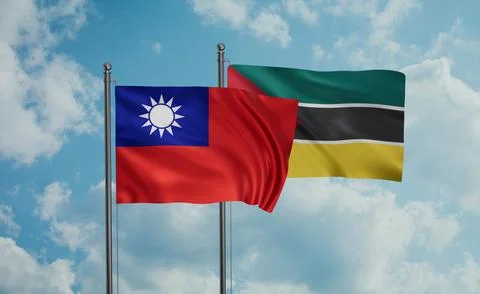 Namibia national flag Stock Illustration