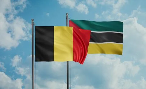 Namibia national flag Stock Photos