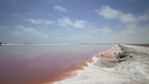 Namibia salt pools time lapse Stock Footage 69205755