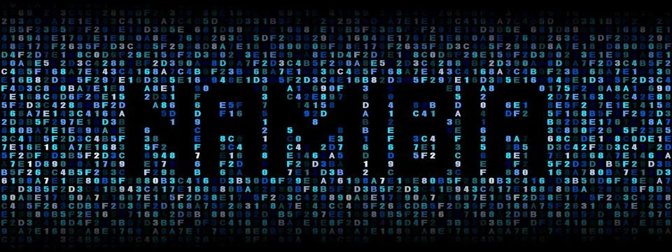 Namibia text on hex code illustration 스톡 일러스트