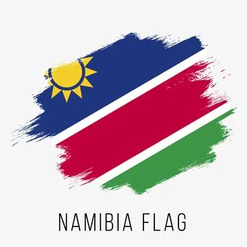 Namibia Vector Flag. Namibia Flag for Independence Day Stock Illustration
