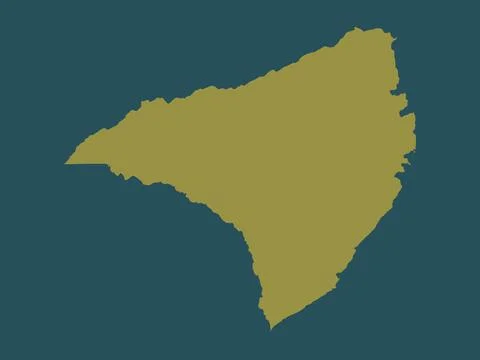 Nampula, Mozambique. Solid color shape Stock Illustration