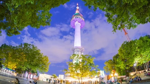Namsan Tower Stock Footage 111300150