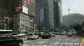 Namsan Tower, N Seoul Tower, Seoul City Center, Namsan Mountain, South Korea HD Footage