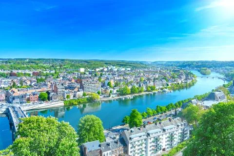 Namur, city in Belgium Stock Photos