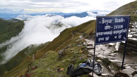 Nanda Devi Raj Jat Himalayan Mahakumbh is a festival in Uttarakhand is Video stock 107993068