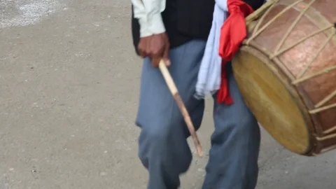 Nanda Devi Raj Jat Himalayan Mahakumbh is a festival in Uttarakhand is Video stock 107998037