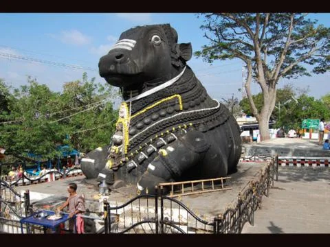 Nandi temple Stock Photos