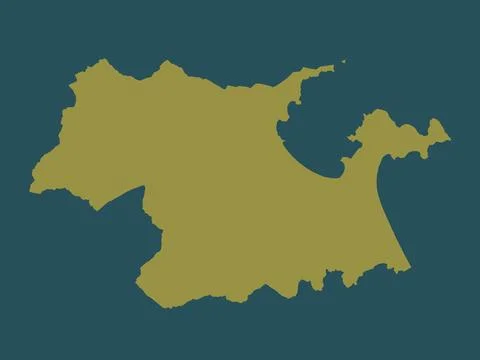 A Nang, Vietnam. Solid color shape Stock Illustration