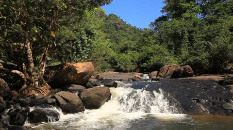 Nangrong waterfall Stock Footage 30472997