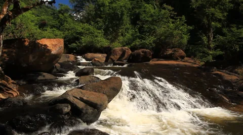 Nangrong waterfall Stock Footage 30473390