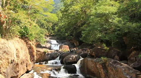 Nangrong waterfall Stock Footage 30474423