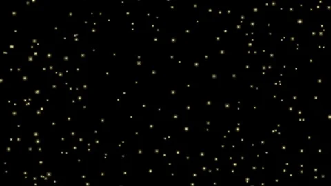 NAnimation white light sparkle float through on  black background. Stock Footage 128628606