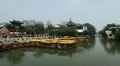 Nanjing Confucius Temple People Walk Pedestrians Visit Sight Tourists Attraction HD Footage