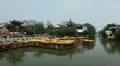 Nanjing Popular Tourists Attraction Chinese Busy Shopping Area People Have Fun HD Footage