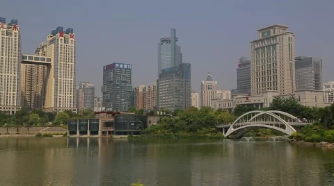 Nanning, China Skyline Stock Footage 43345482