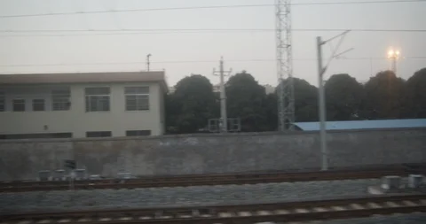 Nanning, China view out of train window Stock Footage 99772409
