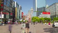 Nanning Street Day Hyperlapse 4K Stock Footage